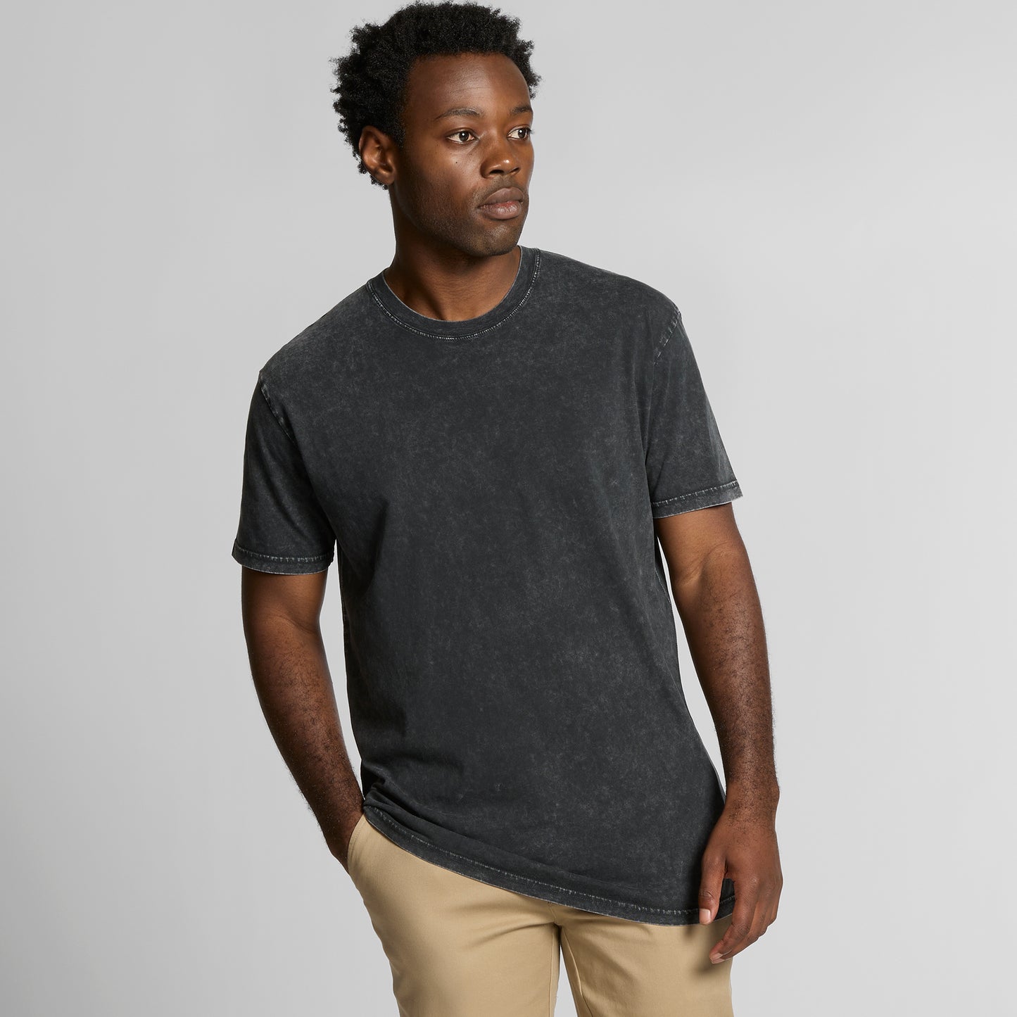 Stone Wash Cotton T-Shirt | AS Colour