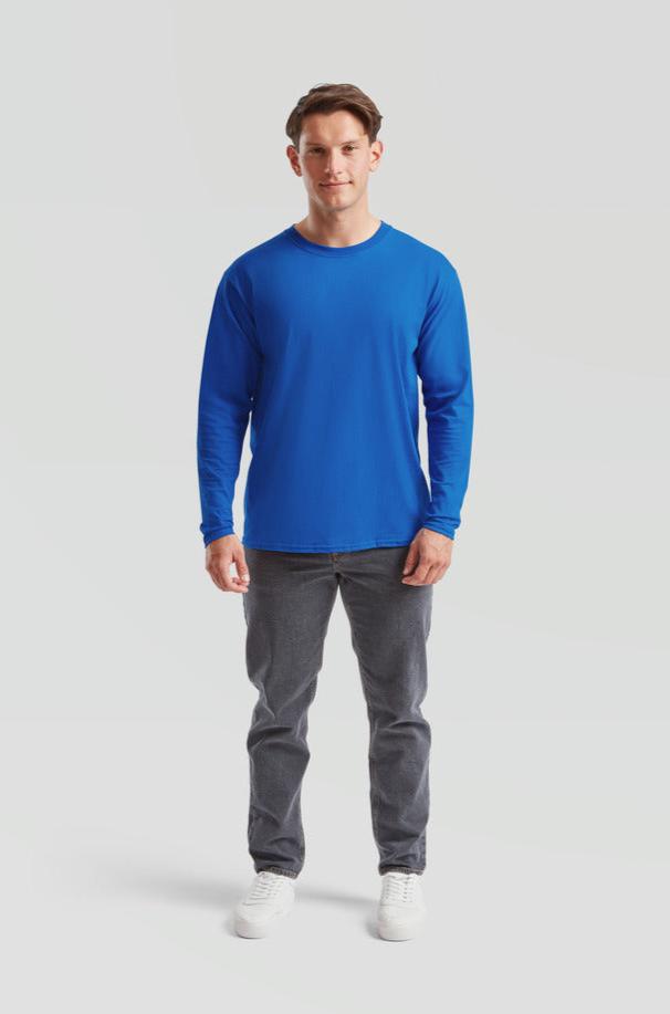 Cotton Long Sleeve T-Shirt | Fruit Of The Loom Value