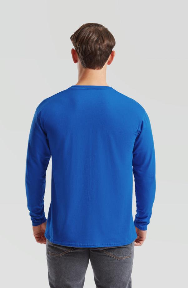 Cotton Long Sleeve T-Shirt | Fruit Of The Loom Value