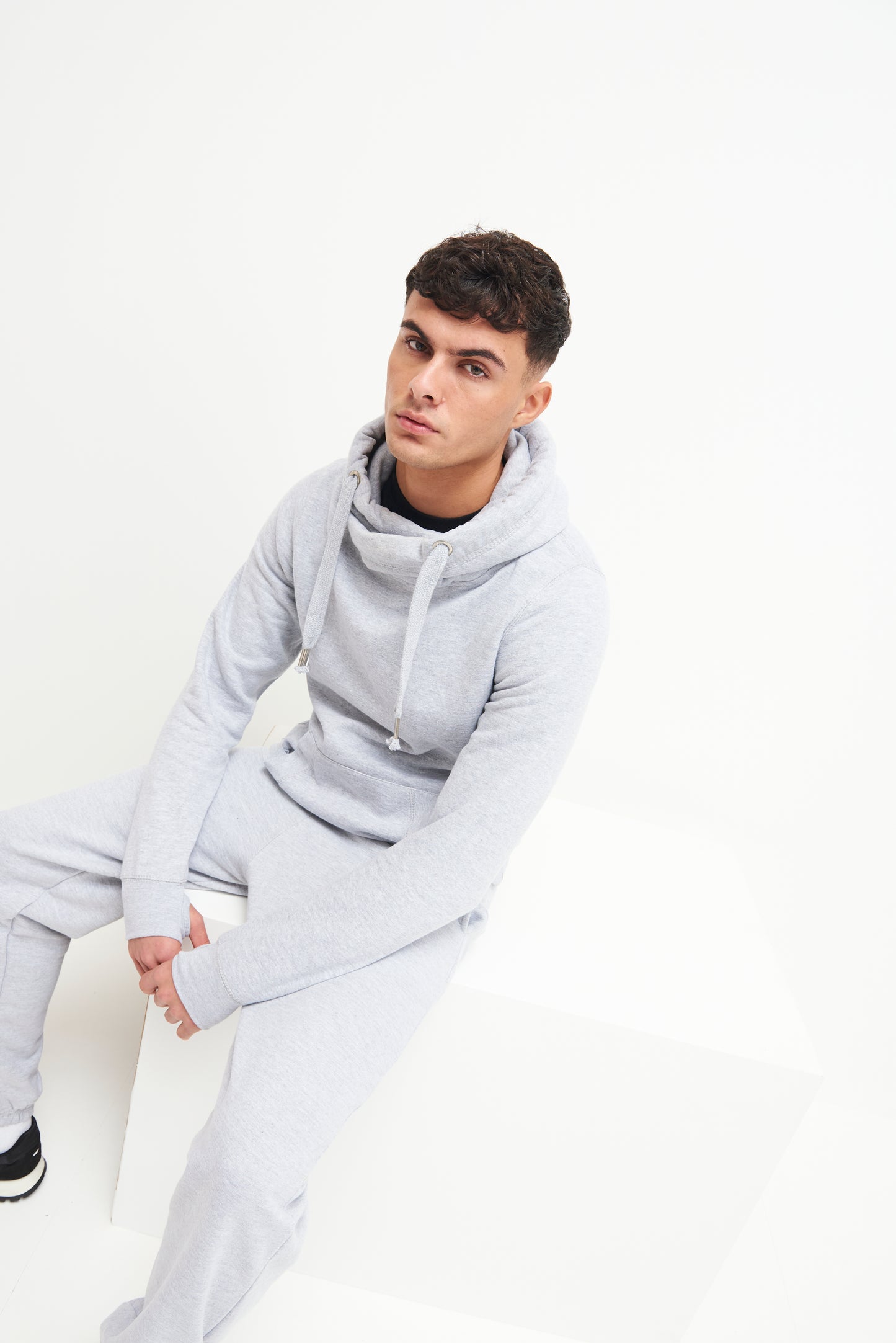 Cotton Cuffed Sweatpants | Just Hoods by AWDis