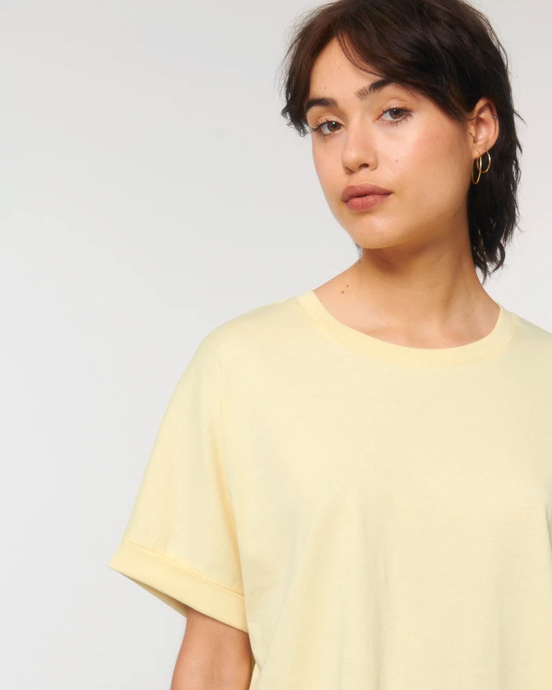 Organic Cotton Rolled Sleeve T-shirt | Stanley Stella Collider