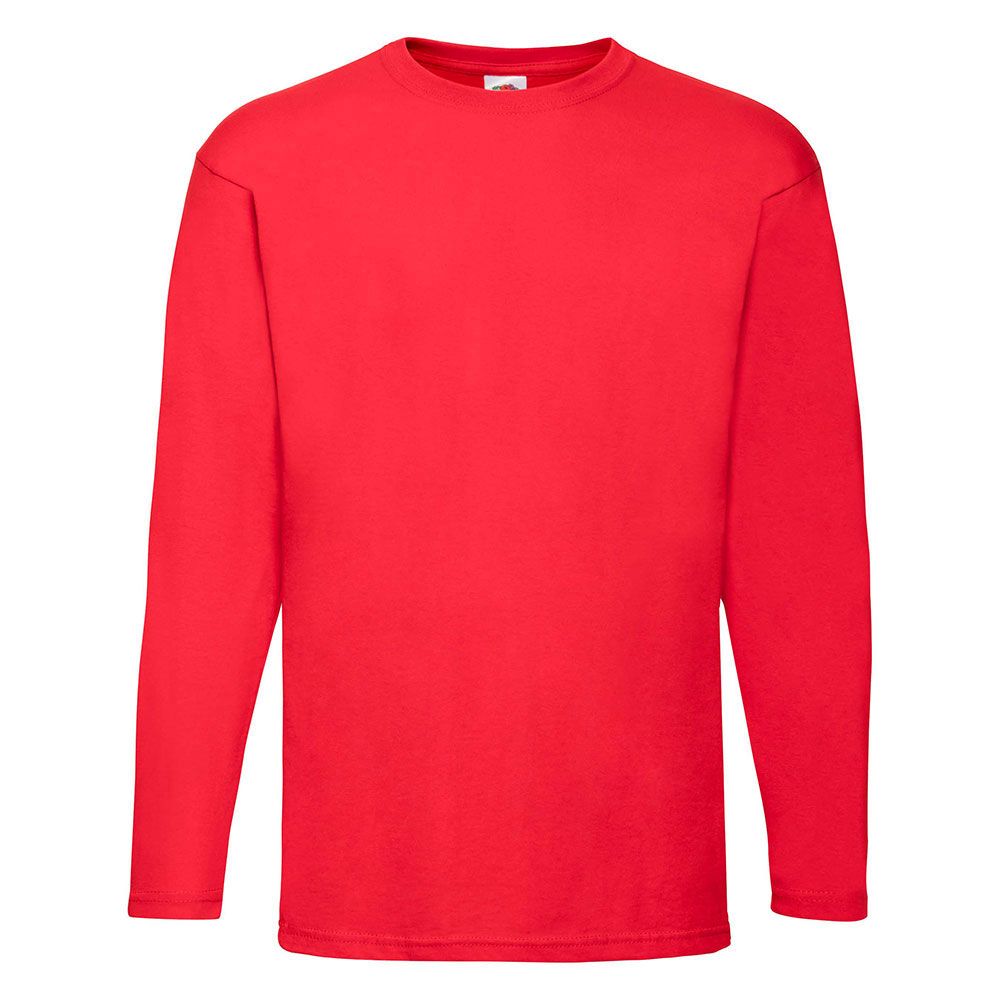 Cotton Long Sleeve T-Shirt | Fruit Of The Loom Value