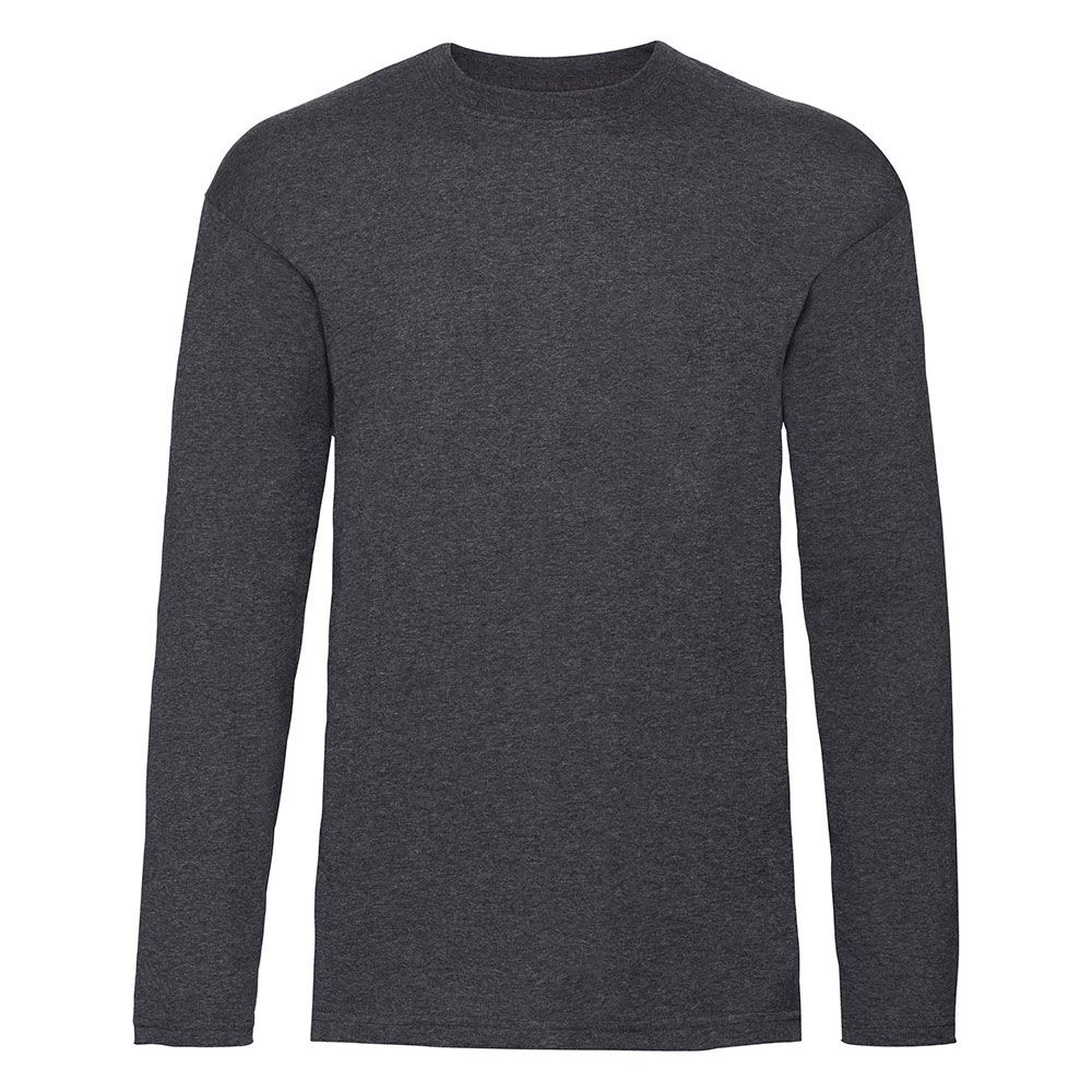 Cotton Long Sleeve T-Shirt | Fruit Of The Loom Value