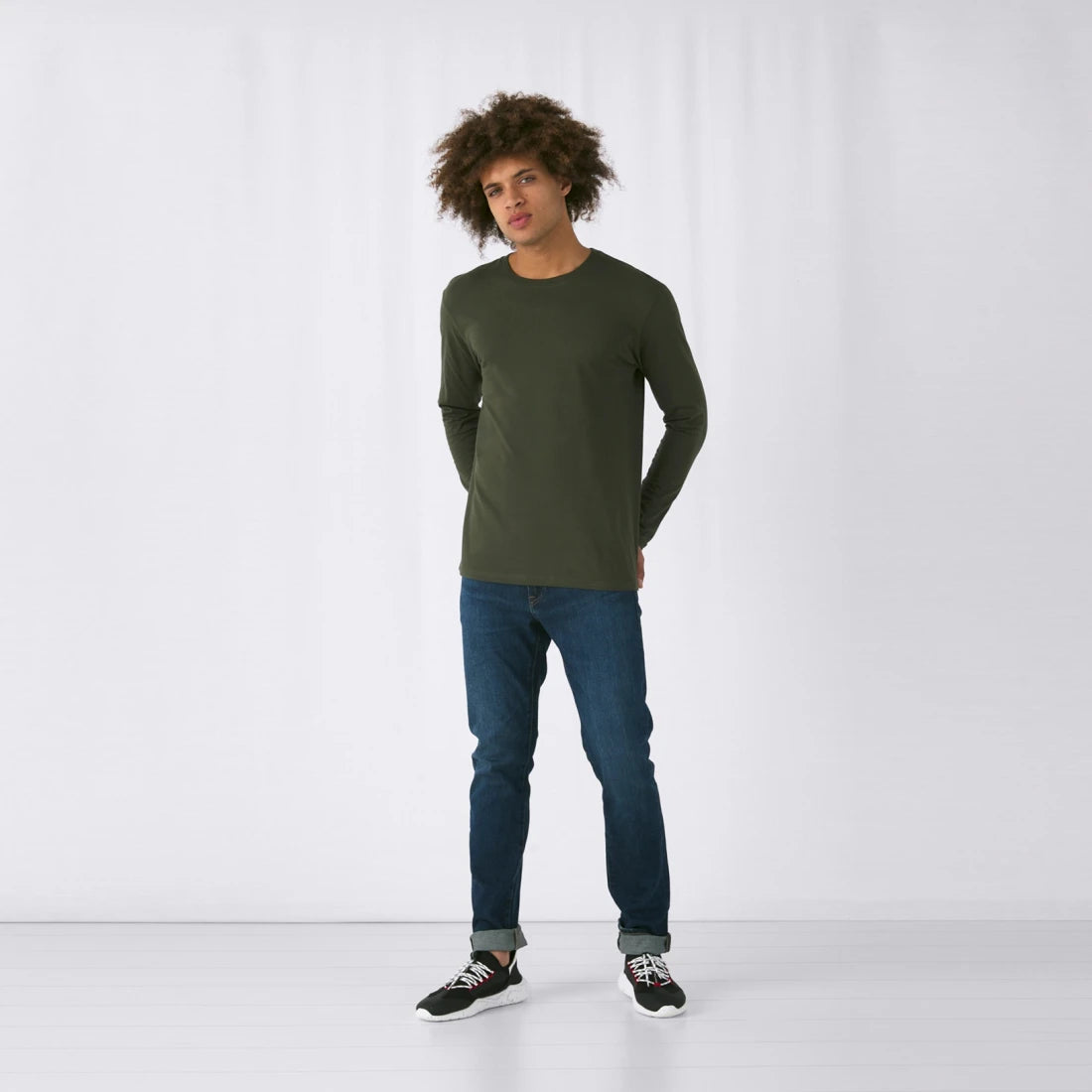 Cotton Long Sleeve T-Shirt | B&C Collection